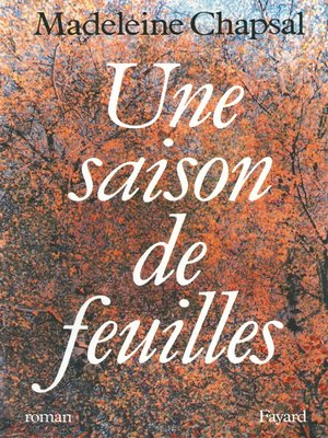 cover image of Une saison de feuilles